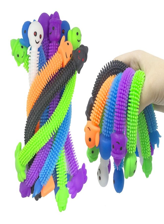 Holydeck 24 Pack Halloween Stretchy Strings Sensory Fidget Toys Pack Great for Kids Students Stress Relief and Anti-Anxiety Toys Assortment Halloween Party Favors (Halloween) - Image 1